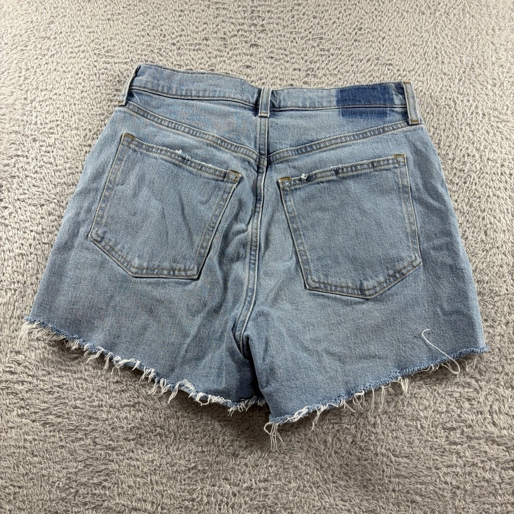 Abercrombie Fitch High Waisted Short Shorts Booty Shorts Womens 28 Raw Hem - Picture 2 of 8